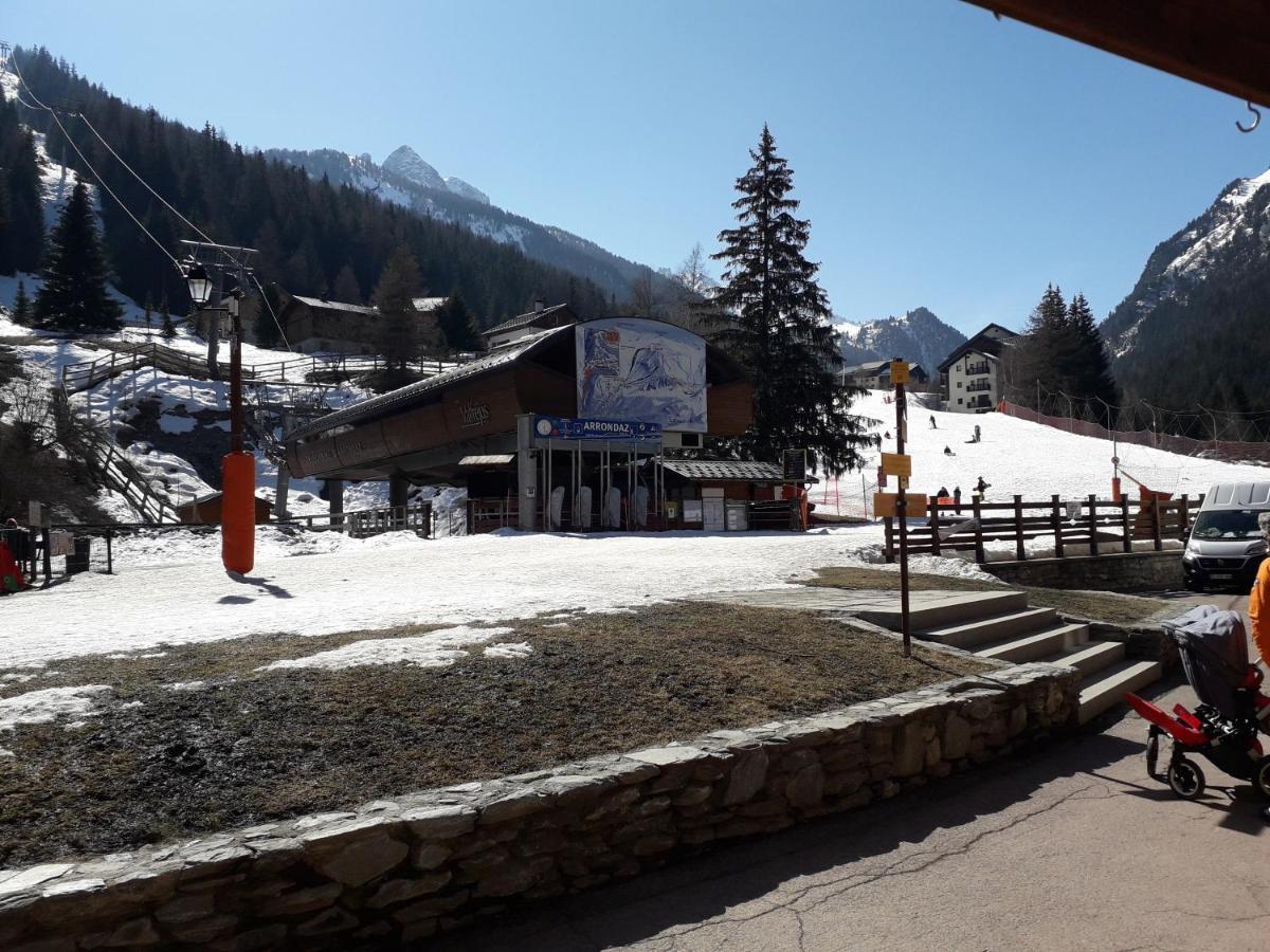 Magnifique Studio Au Pied Du Telecabine D'Arrondaz Et Des Pistes De Ski Modane Exterior foto
